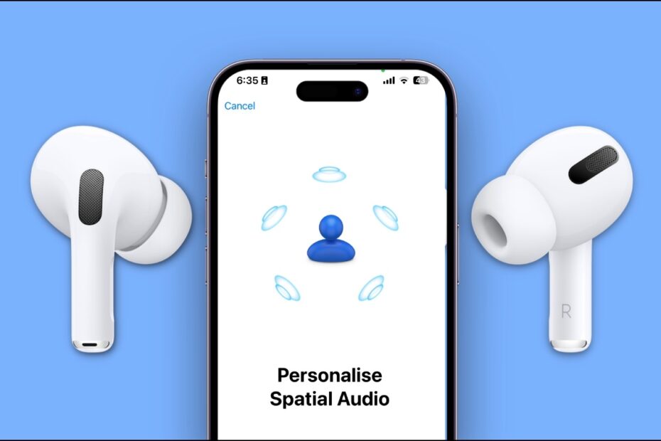Personalized Spatial Audio for AirPods on iOS 16