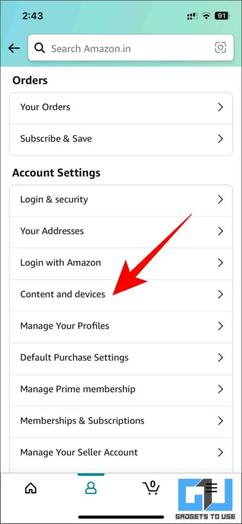 sign out of Amazon on all devices and services