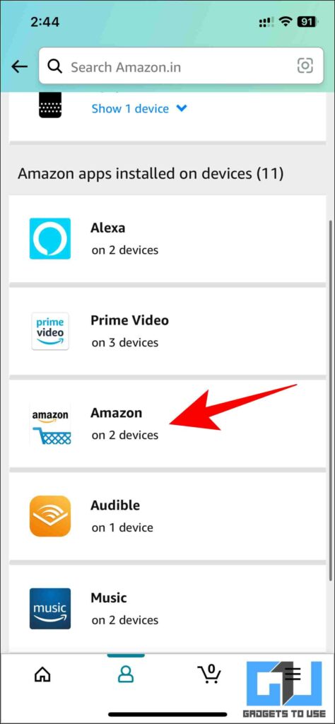 sign out of Amazon on all devices and services