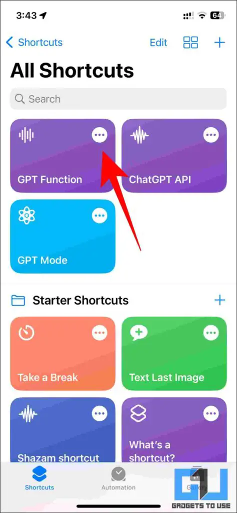 use chatGPT with Siri