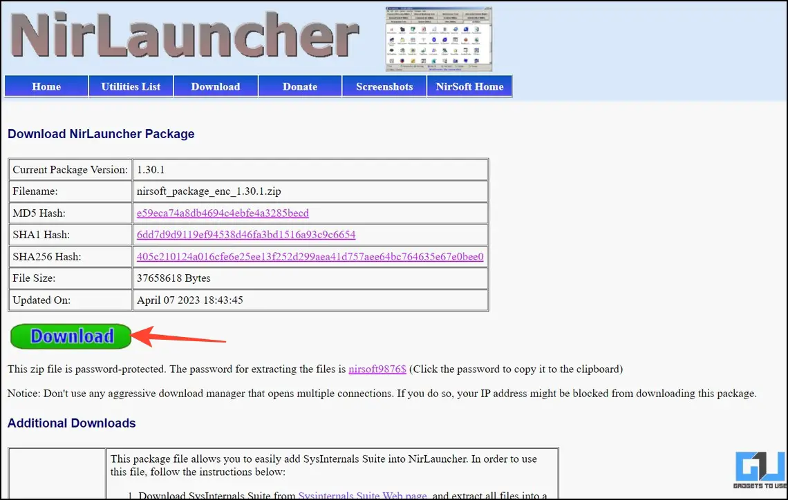 NirLauncher Rus 1.30.4 free instals