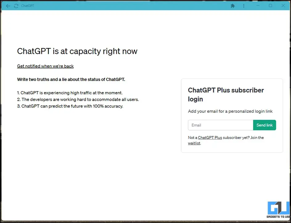 Install ChatGPT Windows