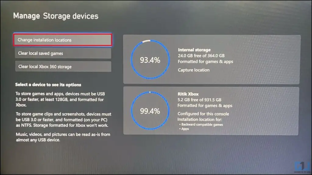 How to Play Xbox Series X/S Games from External Hard Drive - Gadgets To Use