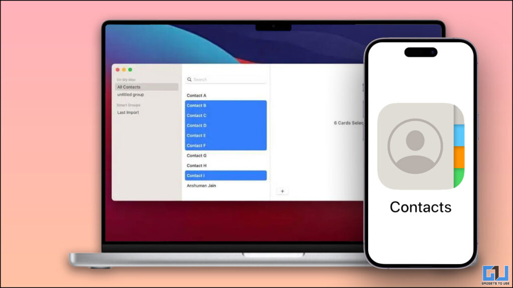 Delete Multiple Contacts on iPhone and Mac