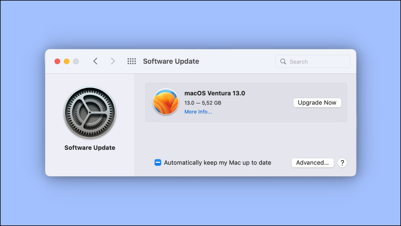 Cómo instalar actualizaciones de Mac sin actualizar a MacOS Ventura