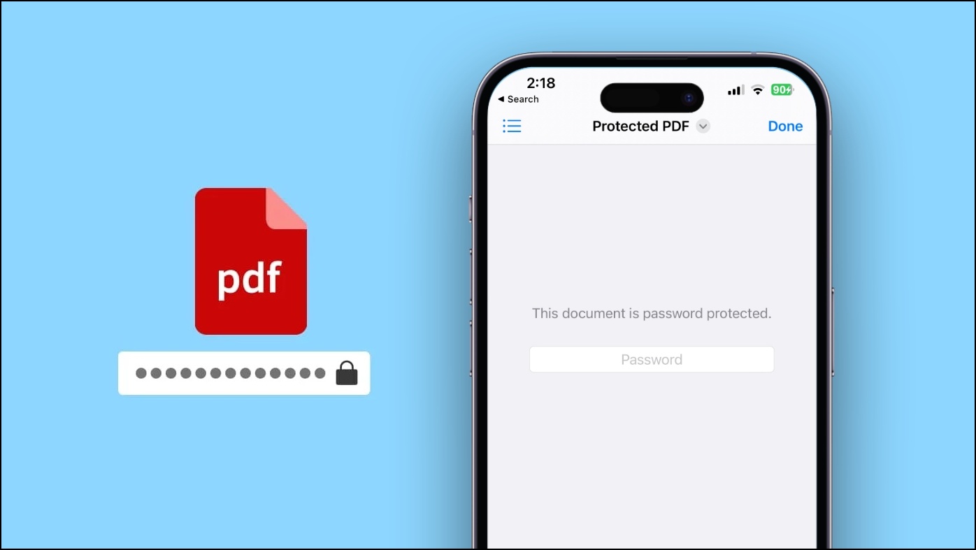 Remove Password from PDF File on iPhone