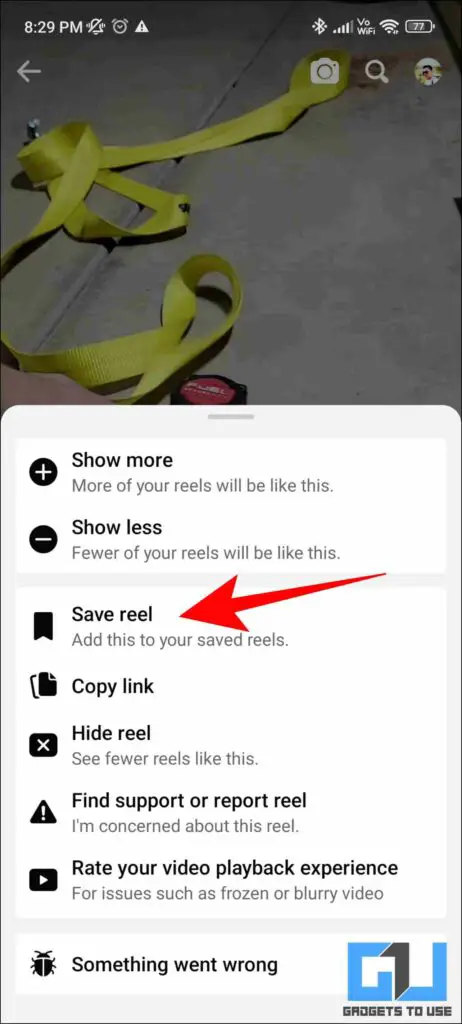 save Instagram Facebook reels