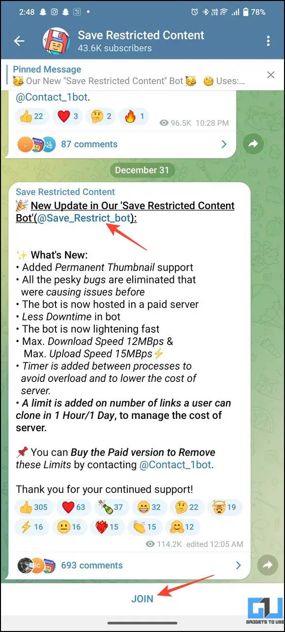 Download Restricted Telegram Video
