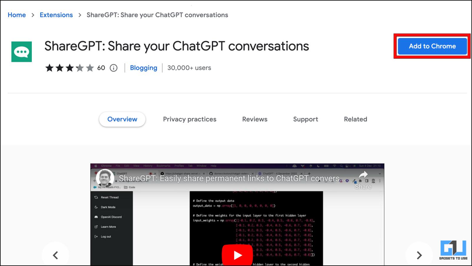 Download, Share or Export ChatGPT Conversations