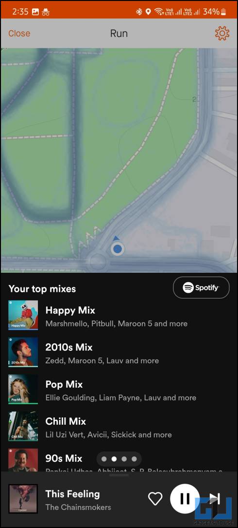Connect spotify to strava