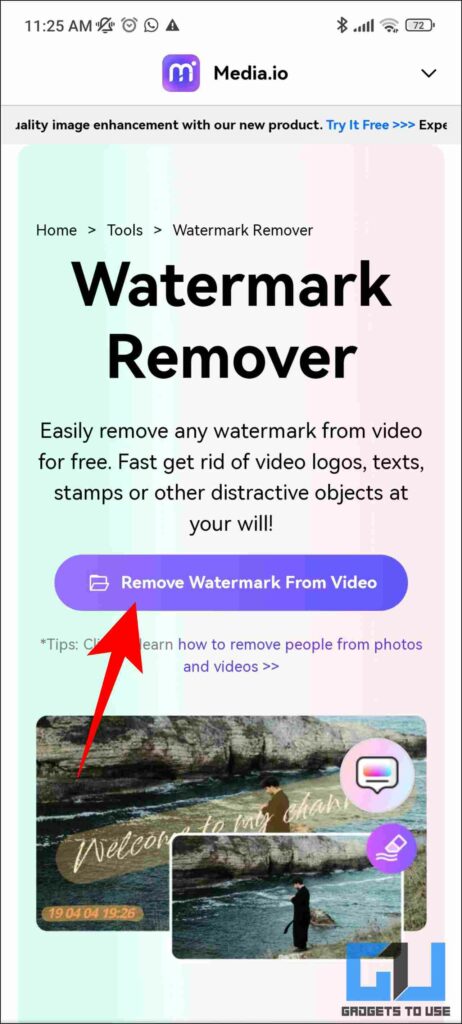 remove YouTube Shorts watermark