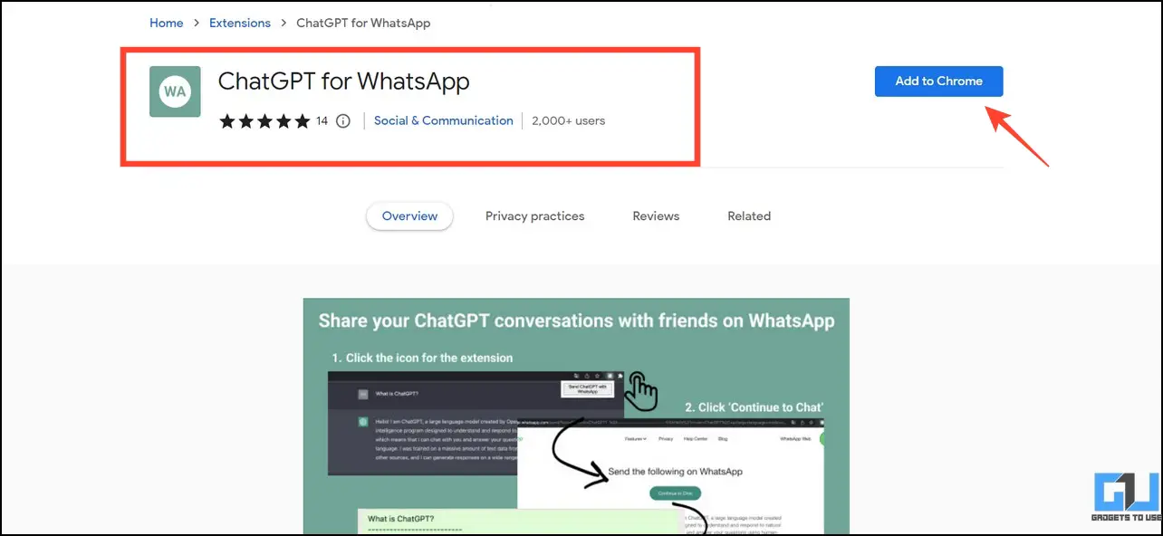 Use ChatGPT on WhatsApp