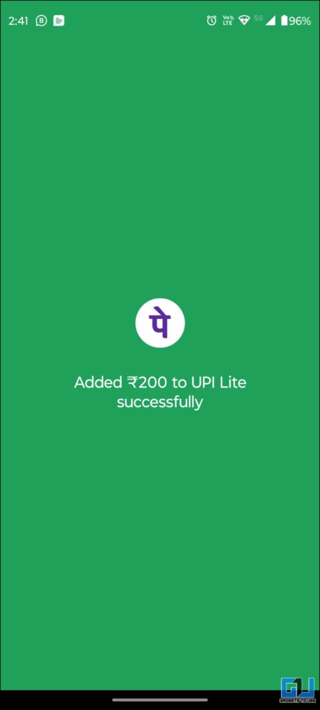 Setup or activate PhonePe app UPI Lite
