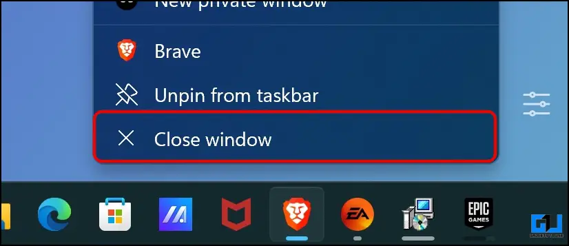 Force Quit or terminate unresponsive Windows Apps