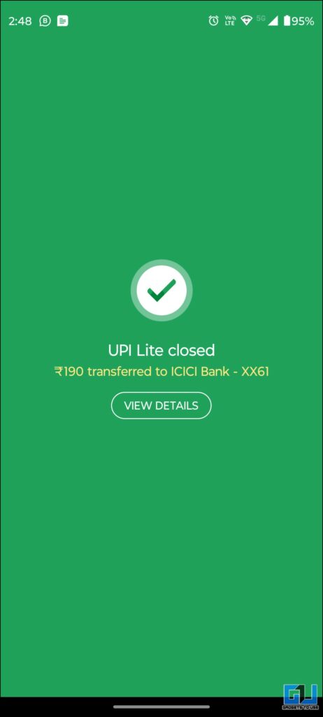 Deactivate or close PhonePe app UPI Lite