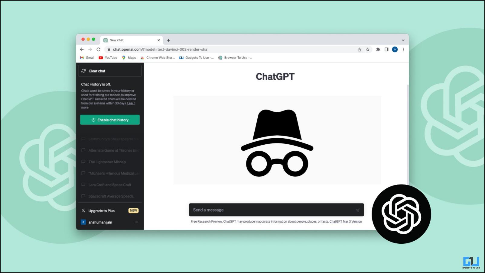 How you can Use Incognito Mode in ChatGPT - SaaS News Today