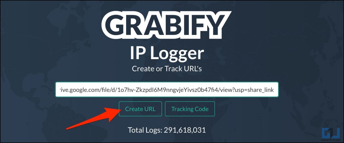 Create Grabify Link to Track IP Address Location