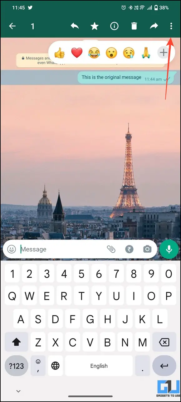 Android पर अपने व्हाट्सएप संदेशों को संपादित करें