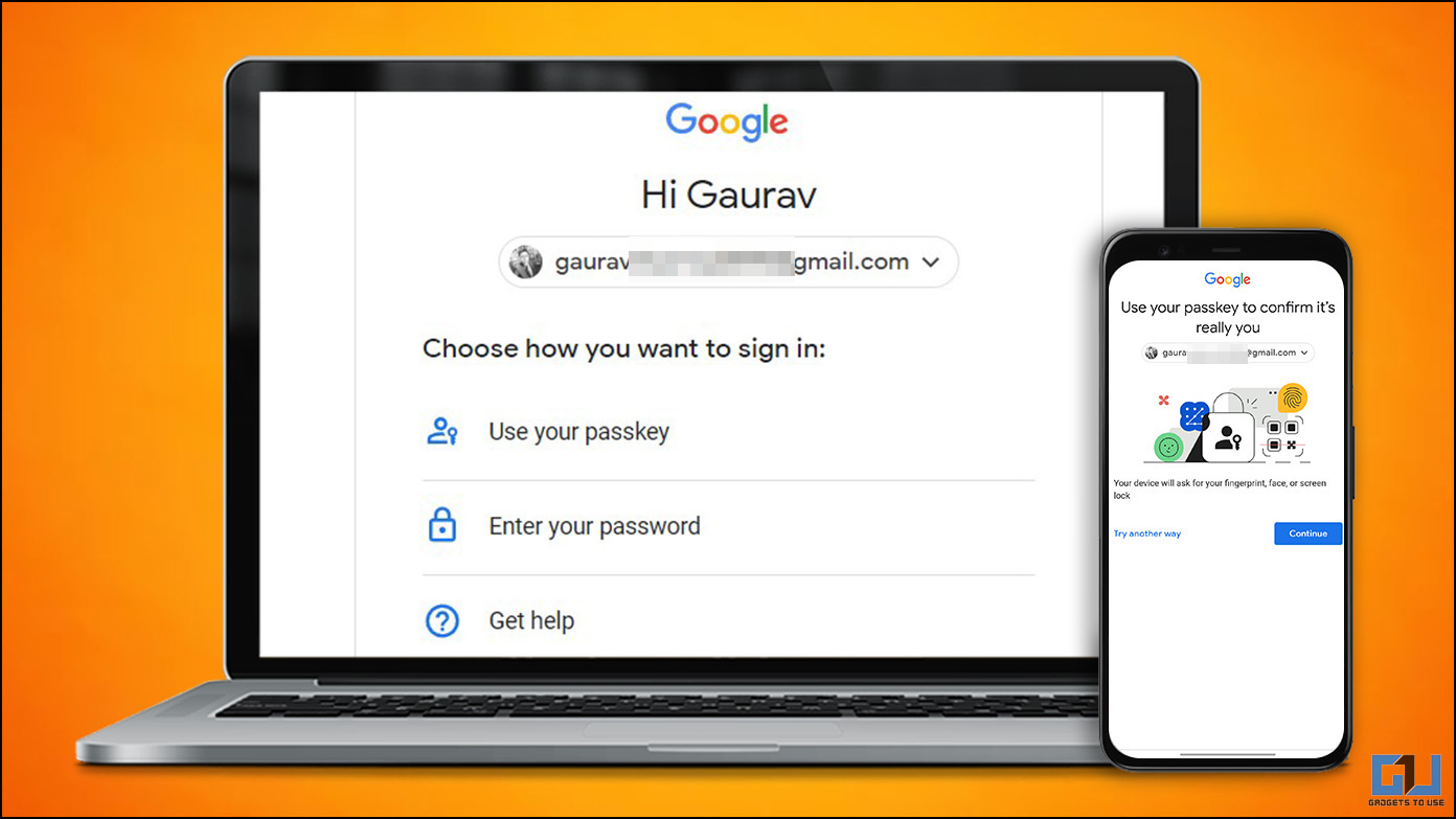Create and Use Google Passkeys to login