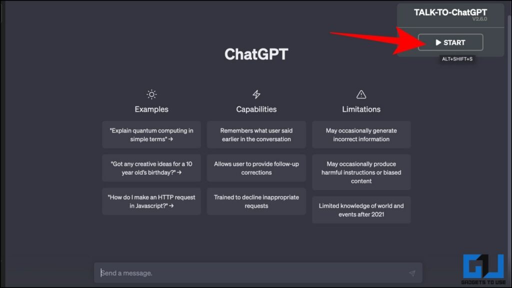 use ChatGPT with voice