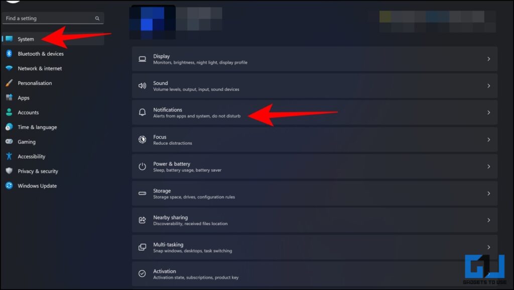 disable notification ads in windows 11