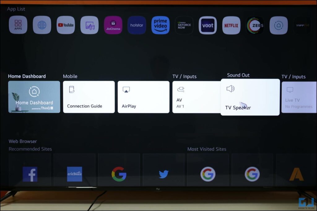 LG WebOS TV Tips and Tricks use Soundbar or Speaker