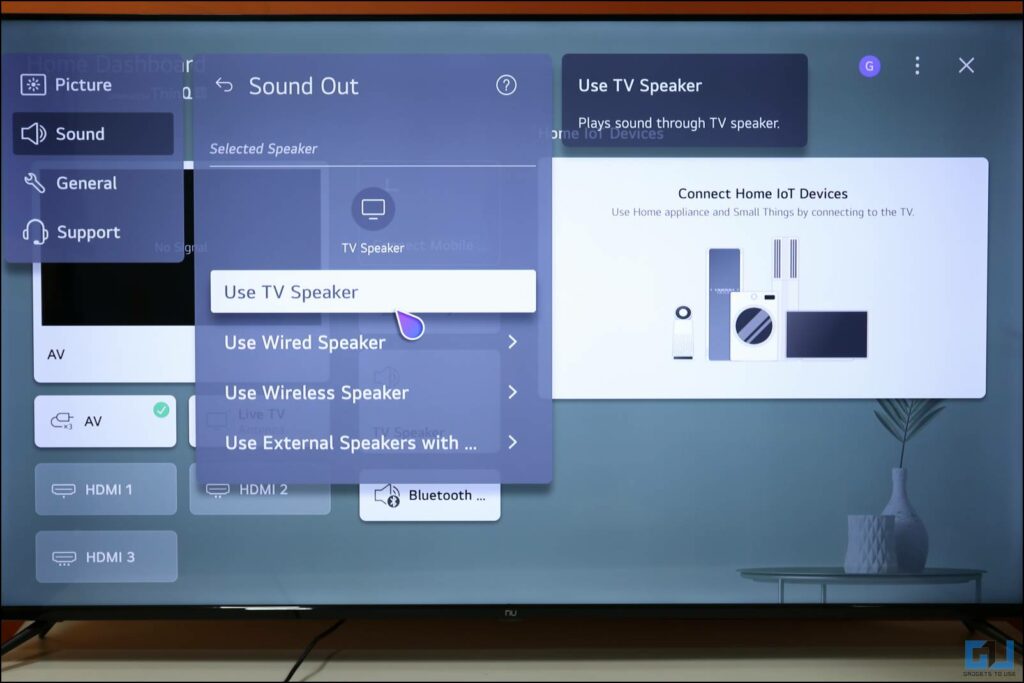 LG WebOS TV Tips and Tricks use Soundbar or Speaker