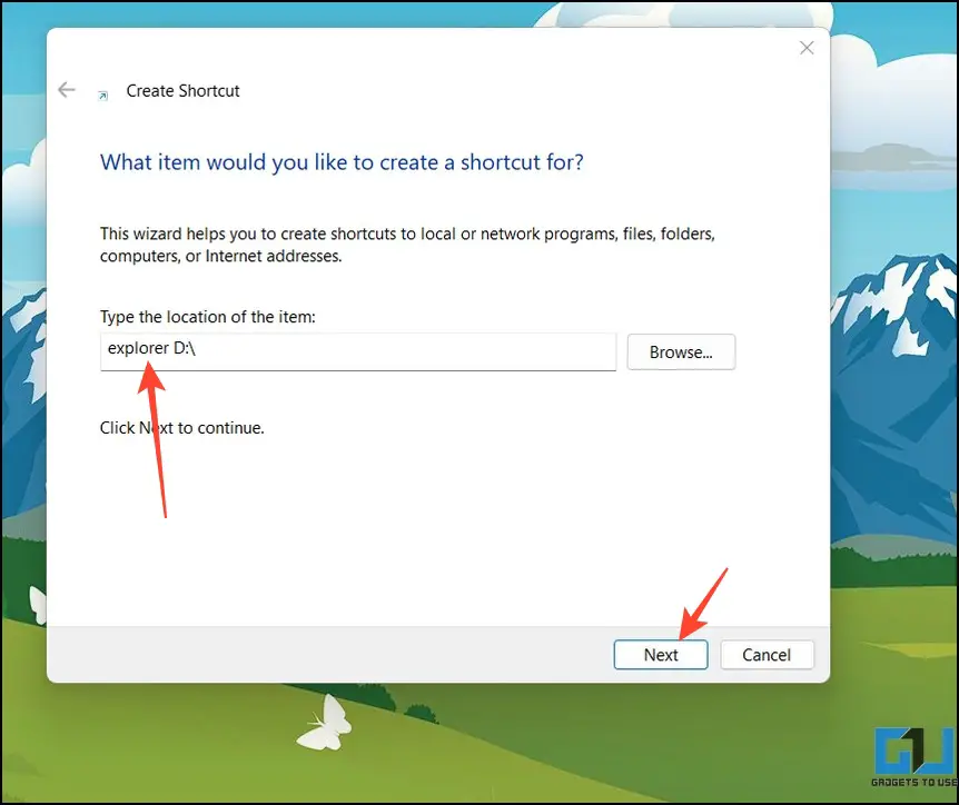 Pin App or disk drive to Windows 11 Taskbar