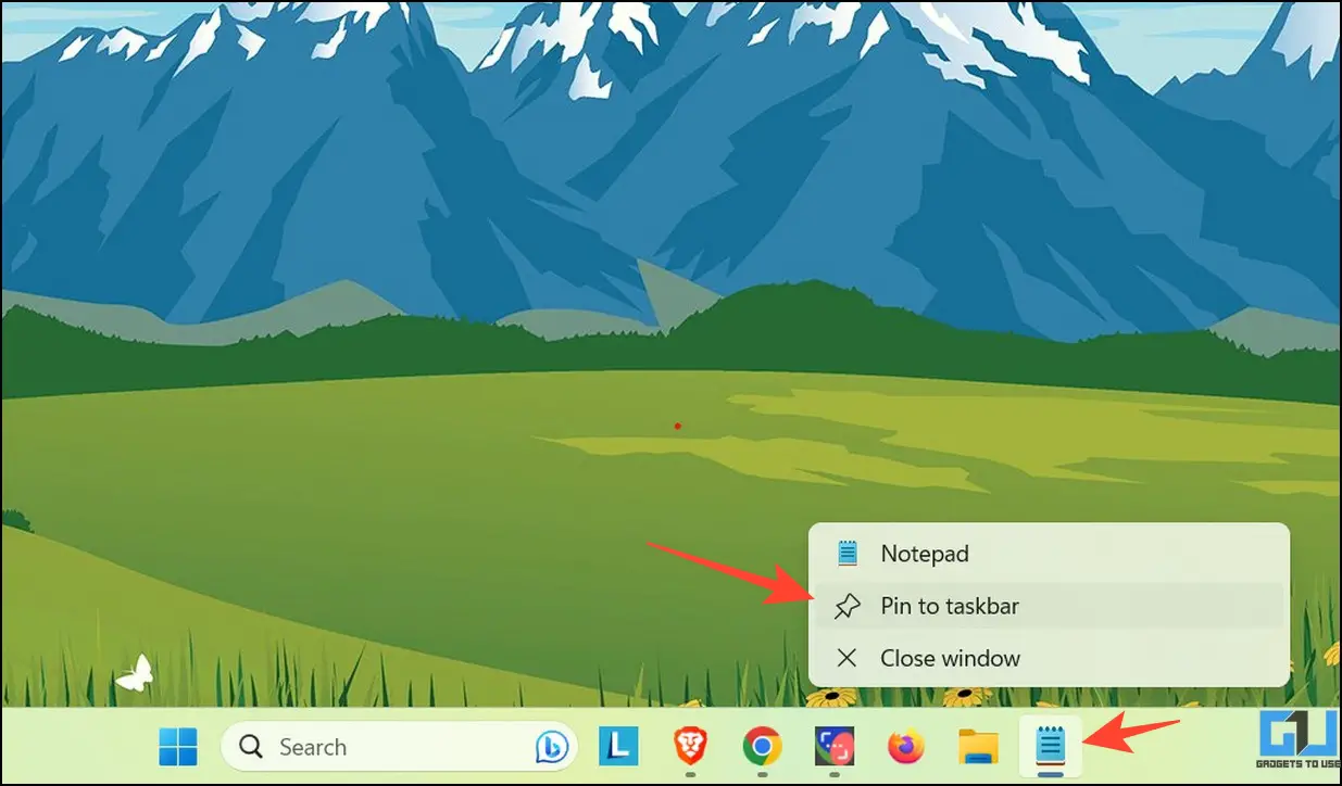 Pin App to Windows 11 Taskbar