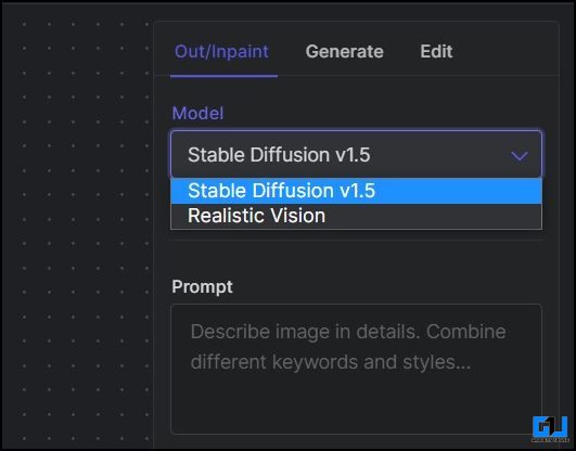 Expand uncrop Images using GetImg AI Stable Diffusion