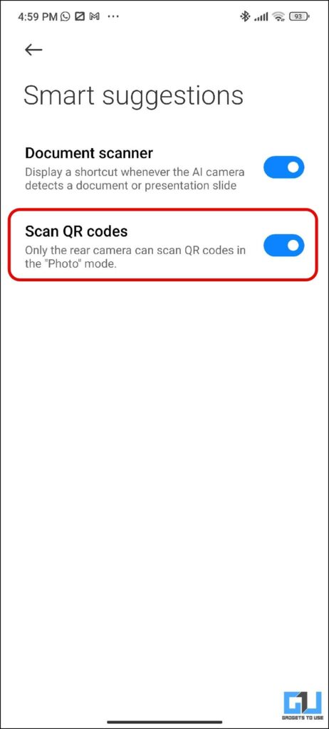 Fix Camera Can't Scan QR code on Android