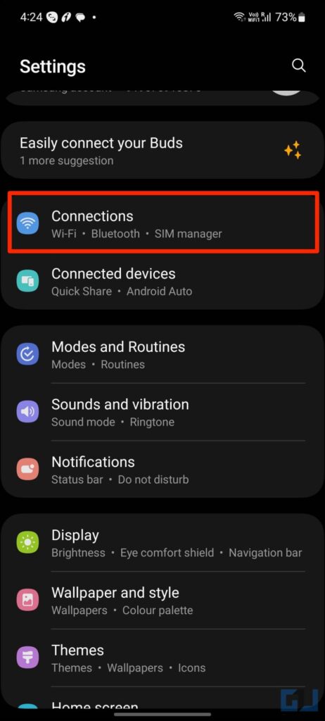 Set Samsung Galaxy Phone to 5G