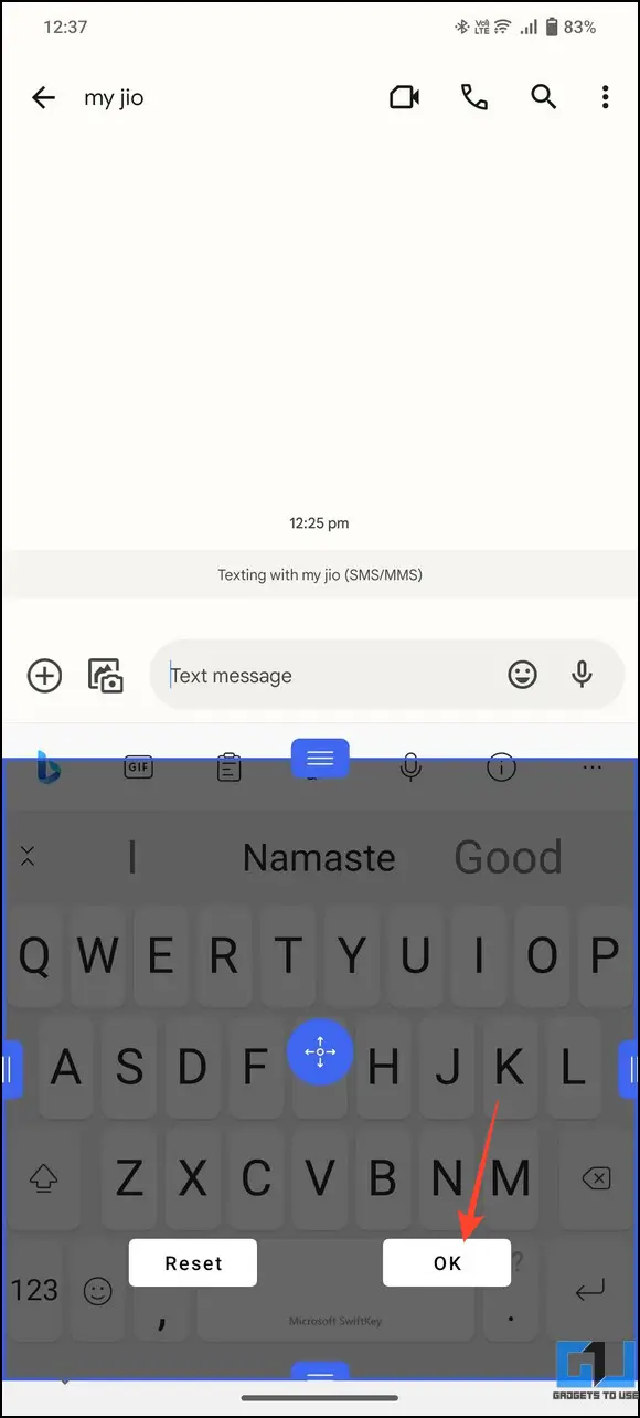 Resize Keyboard on Android
