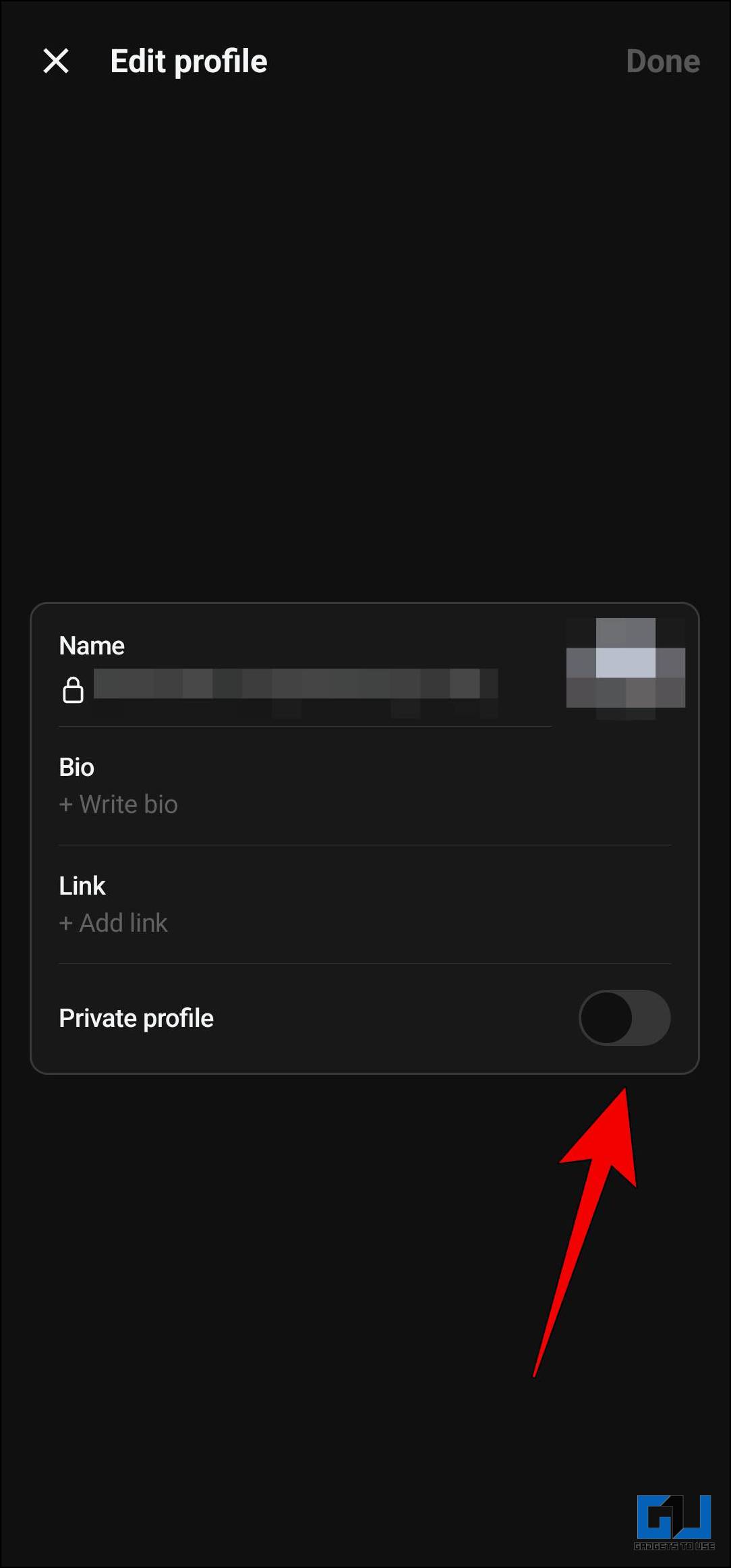 make your Threads app Profile Private