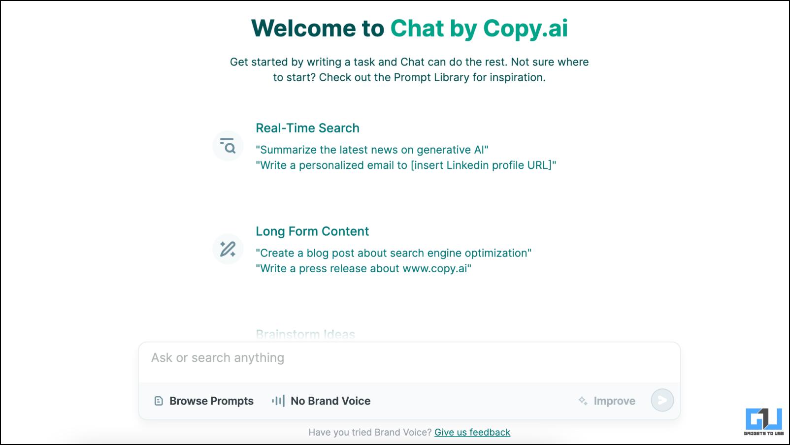 write email with CopyAI AI tool