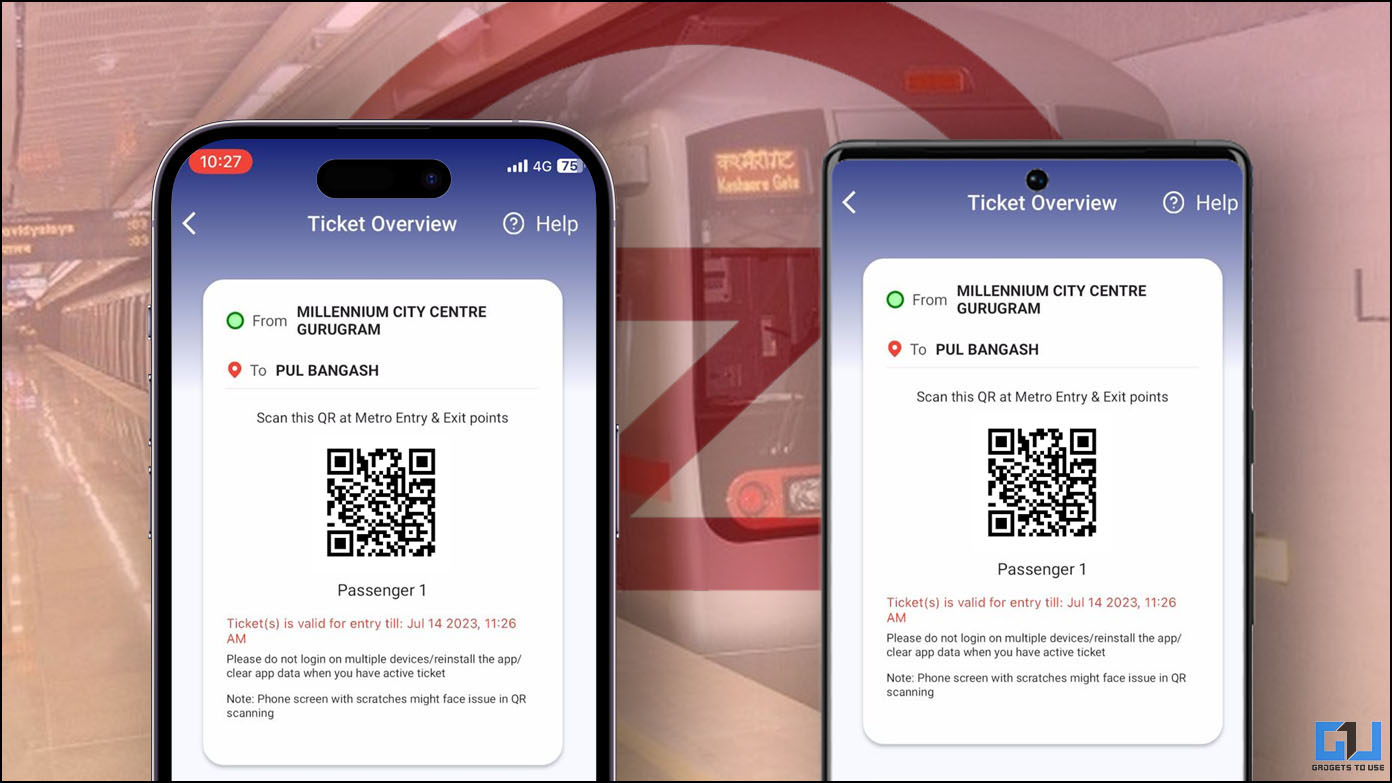 Cómo comprar un boleto QR móvil para Delhi Metro Travel