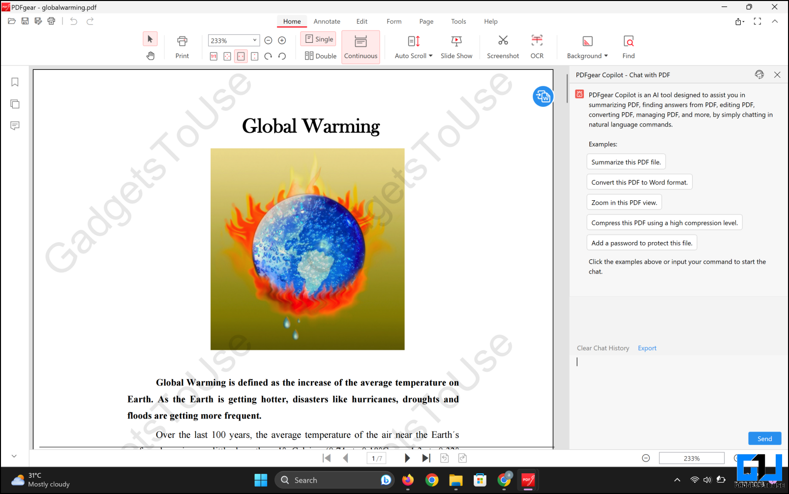 strumento gratuito offline per leggere e modificare file PDF