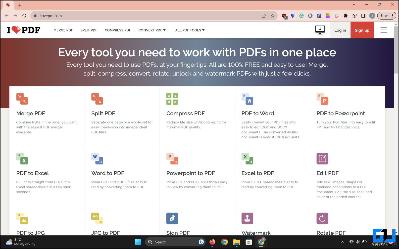 strumento online gratuito per leggere e modificare file PDF