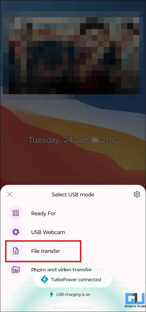 Mirror Android to Windows using scrcpy