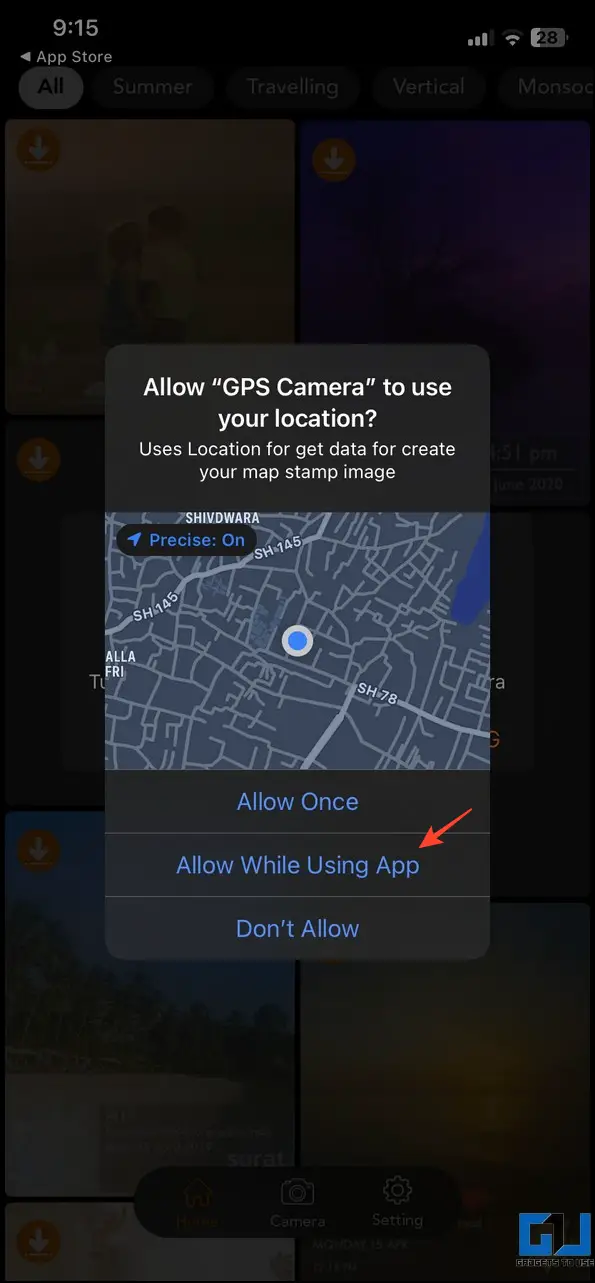 Add GPS location and time to Photos and Videos on iOS