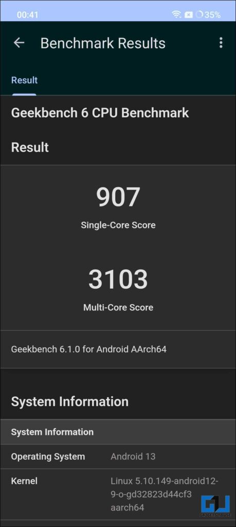 OnePlus Nord 3 performance review geekbench