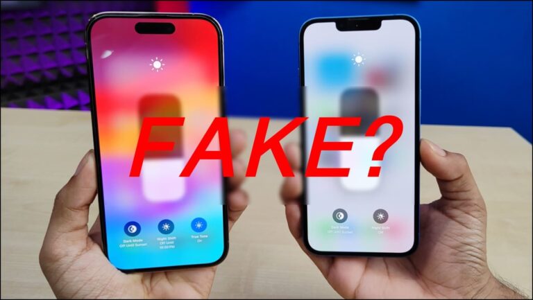 how to check iphone screen is original or fake