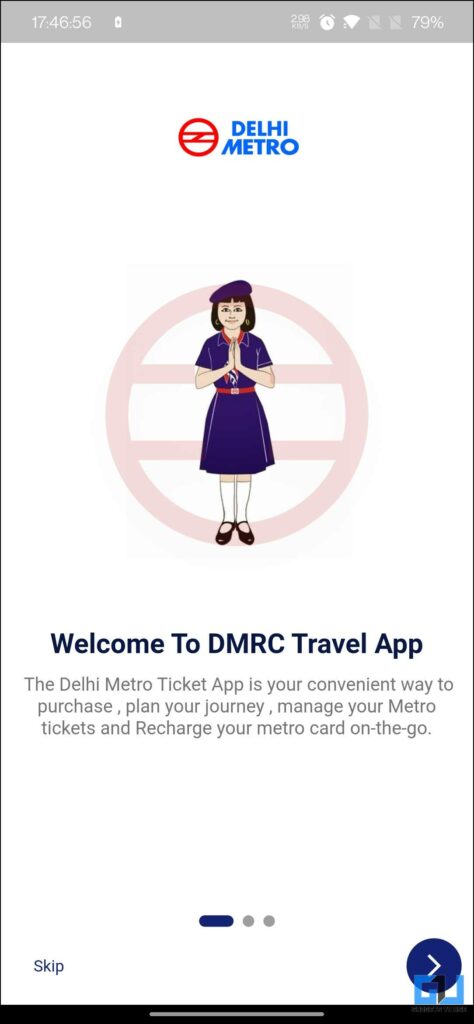 delhi metro travel card price