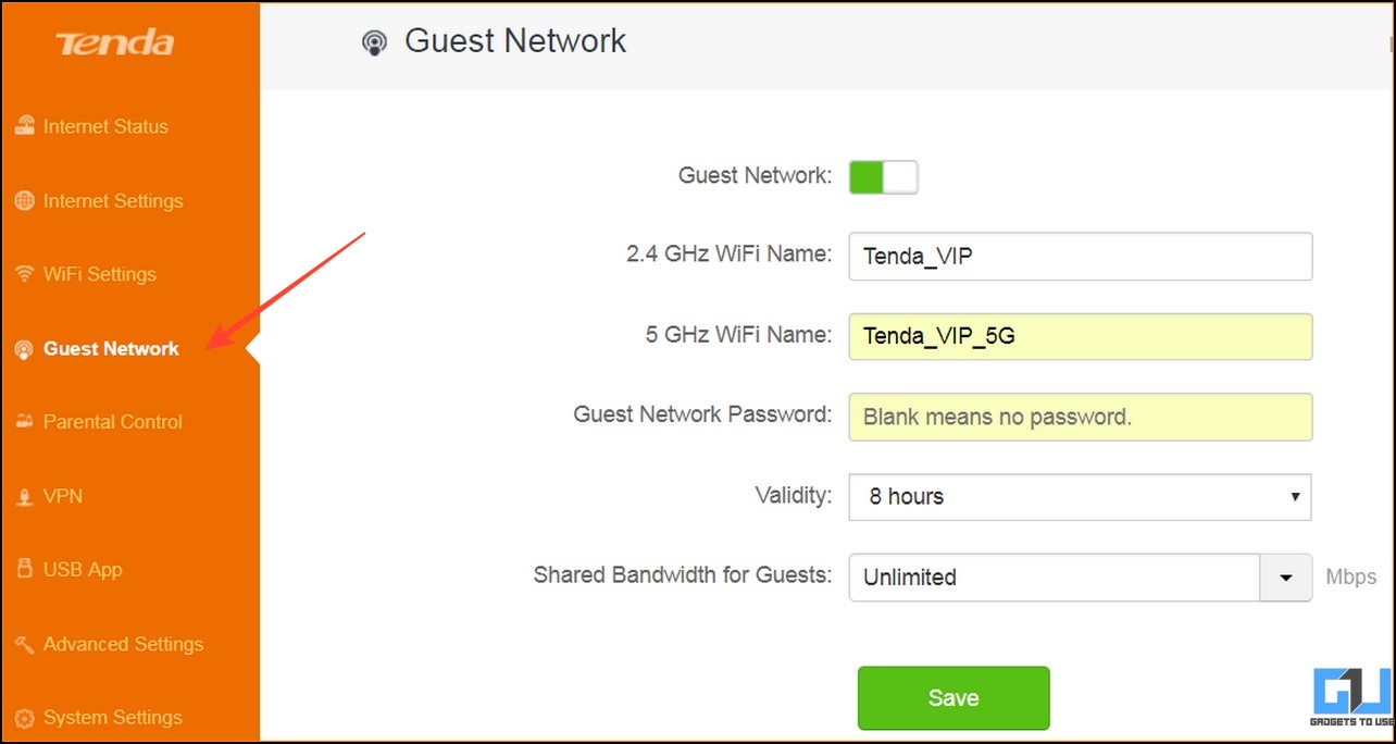 Connect WiFi Without Password using Guest mode