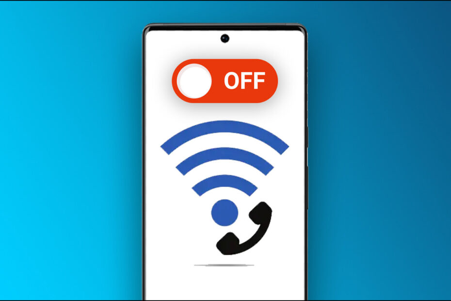 Turn Off WiFi calling on Android