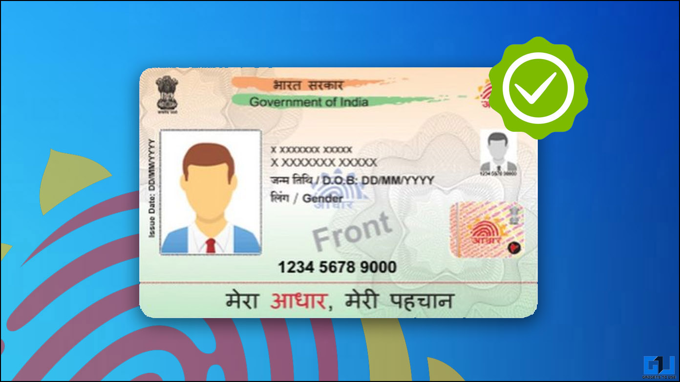 4 formas de verificar si una tarjeta Aadhaar es válida o no