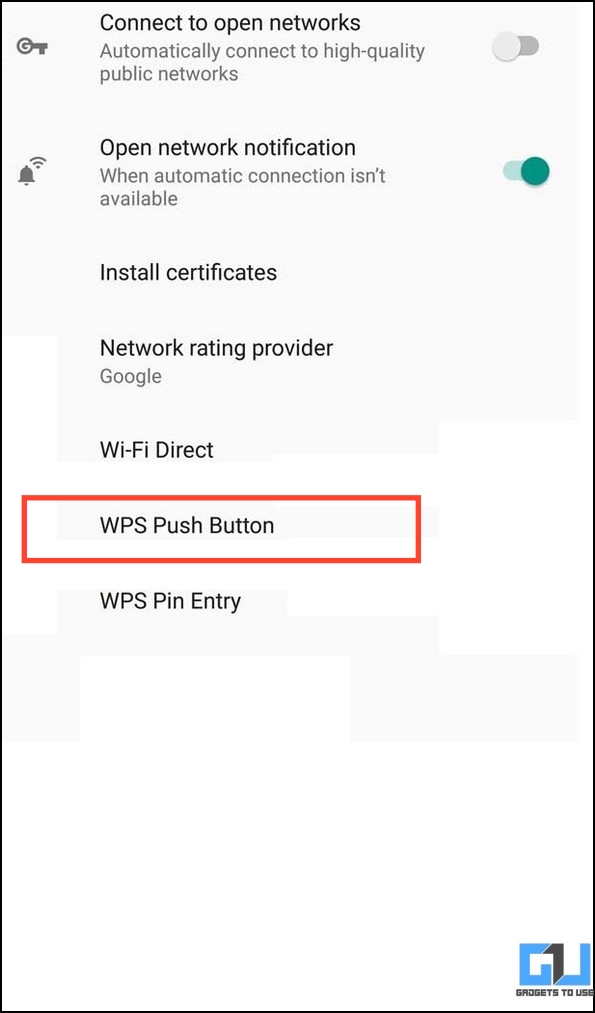 Connect WiFi Without Password using WPS button