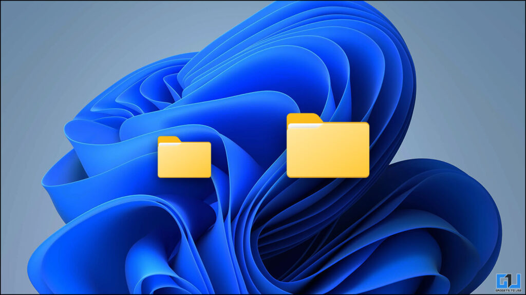 Resize Icons Windows 11/10