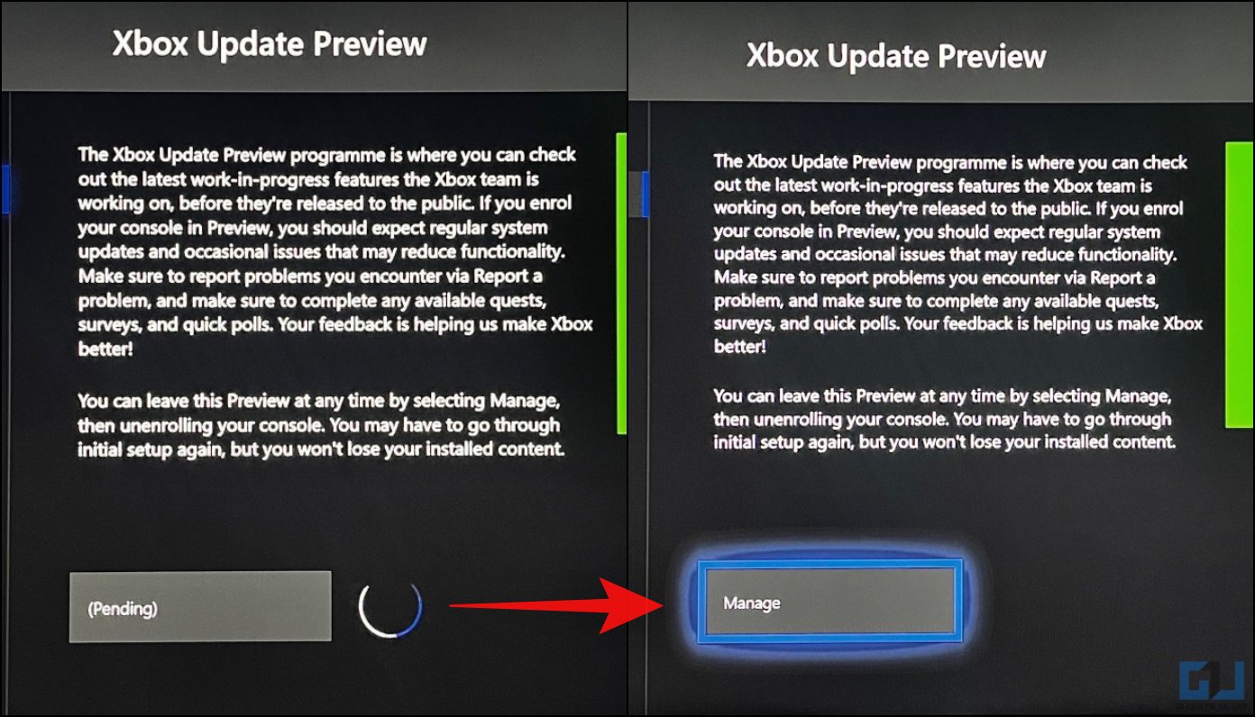 Join Xbox Update Preview