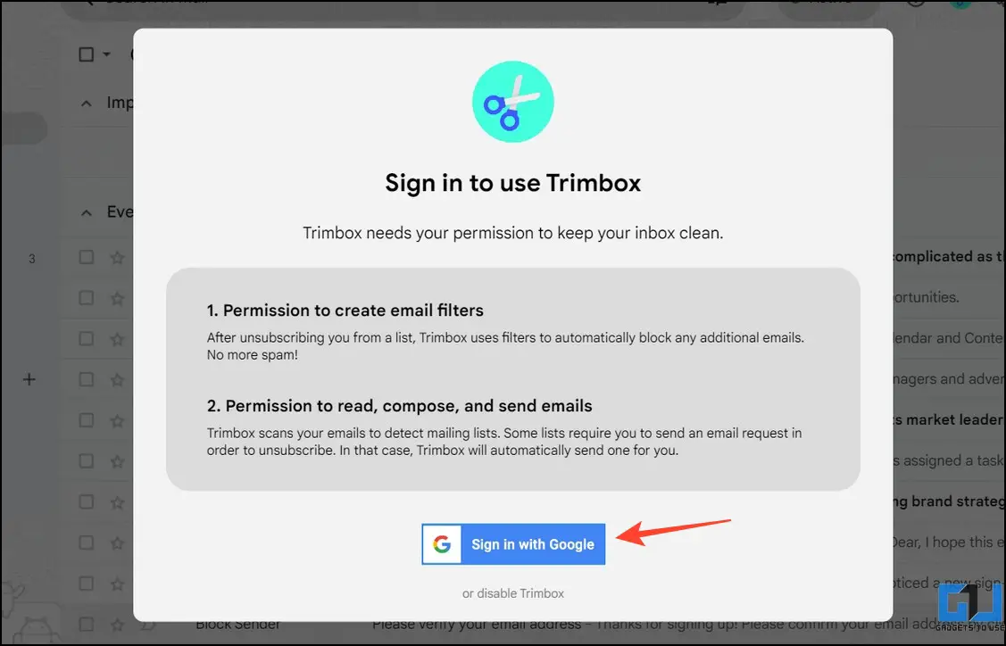 Blocca le email con la parola o la frase Gmail